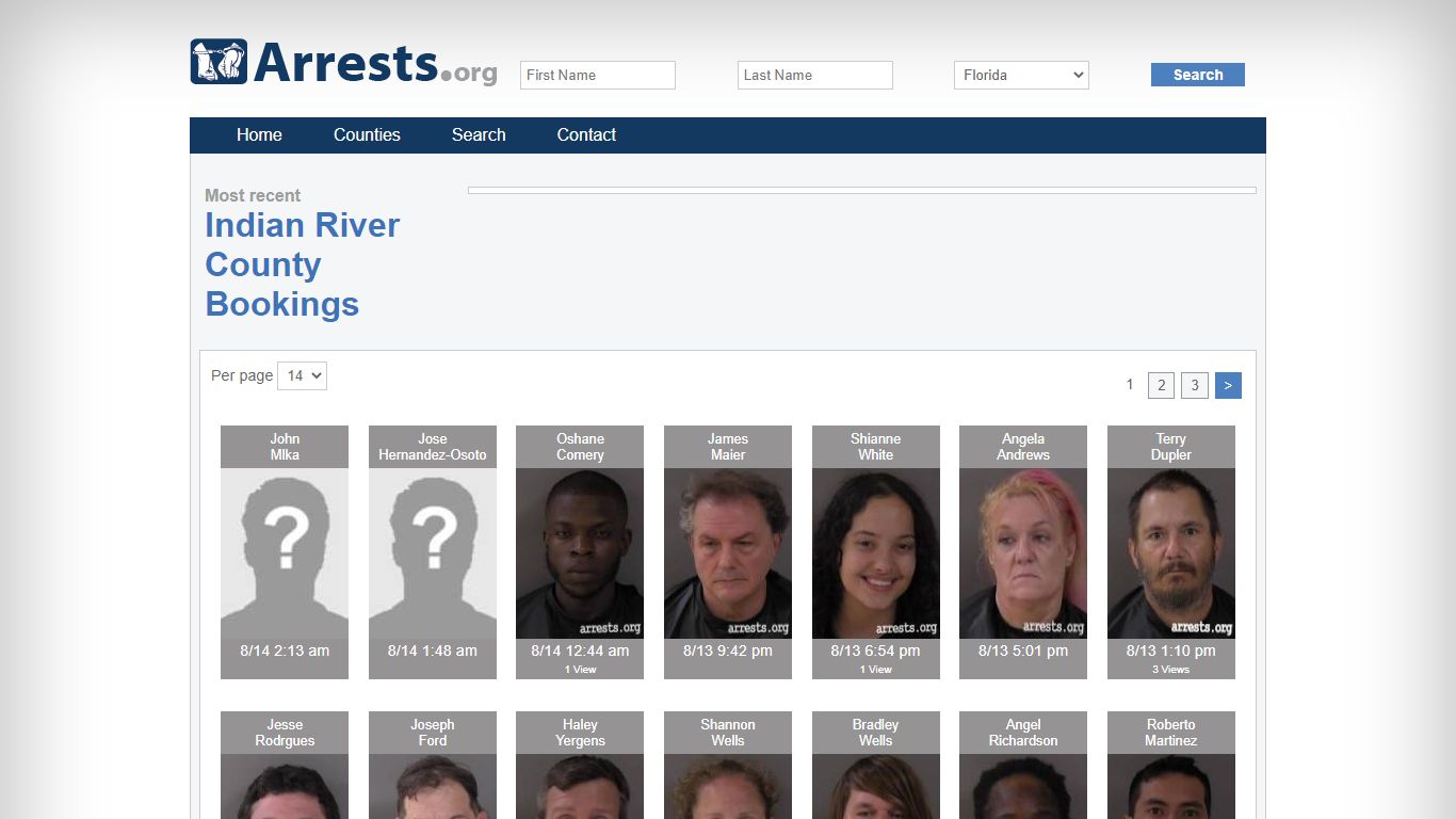 Indian River County Arrests and Inmate Search