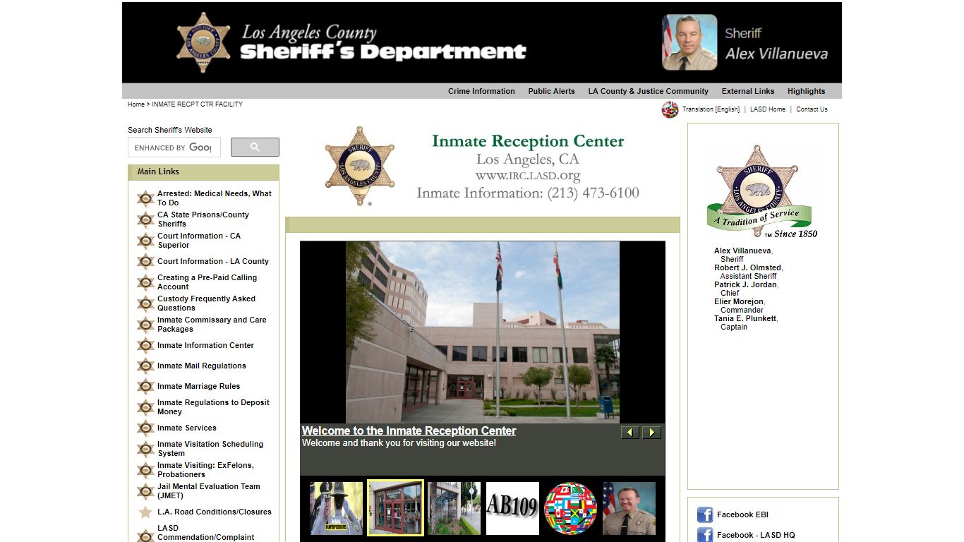 Facilities - Los Angeles County Sheriff's Department